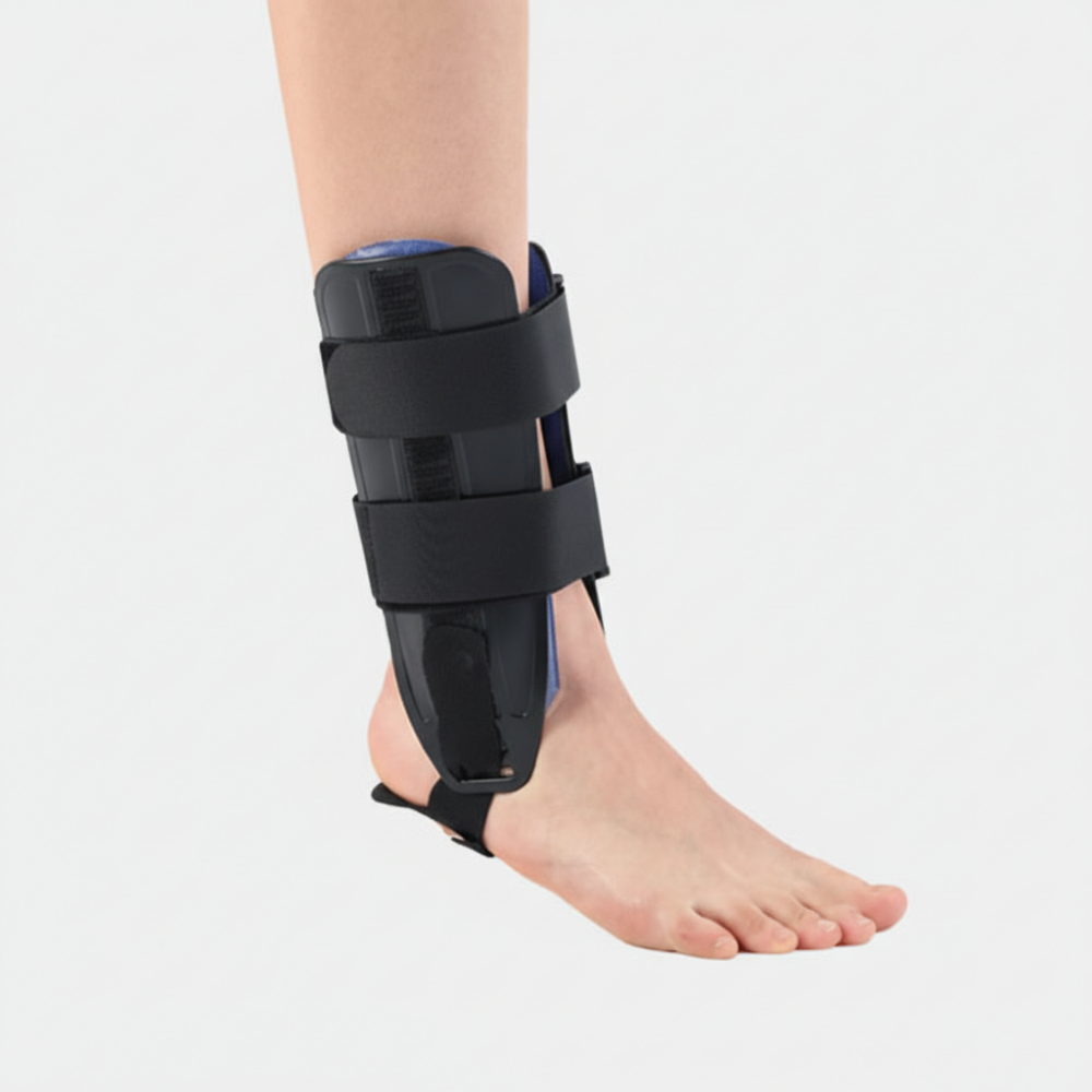 Attelle bicoque avec gel pour stabilisation de la cheville