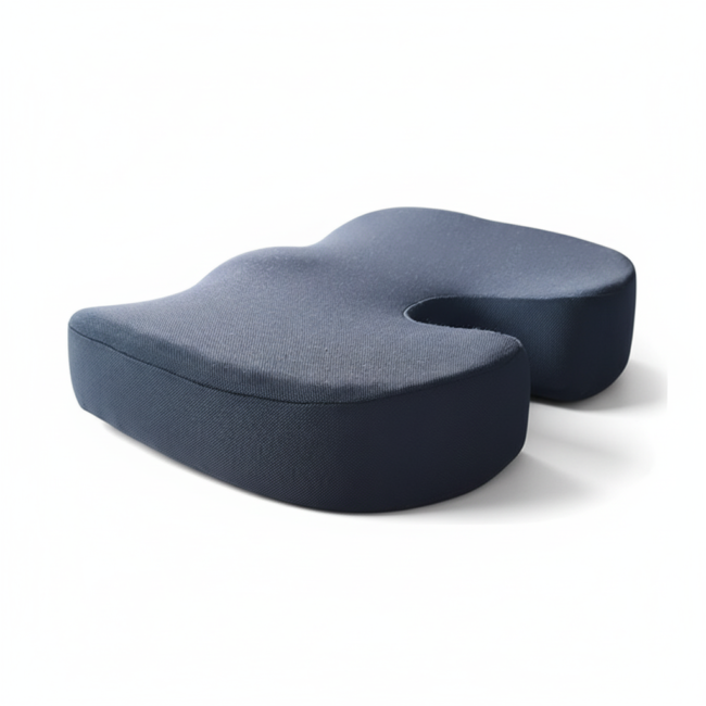 coussin coccyx viscoélastique ergonomique anti-escarres avec trou central