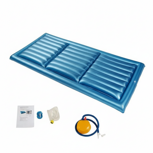 Matelas anti-escarre à eau en PVC médical avec base gonflable et pompe incluse