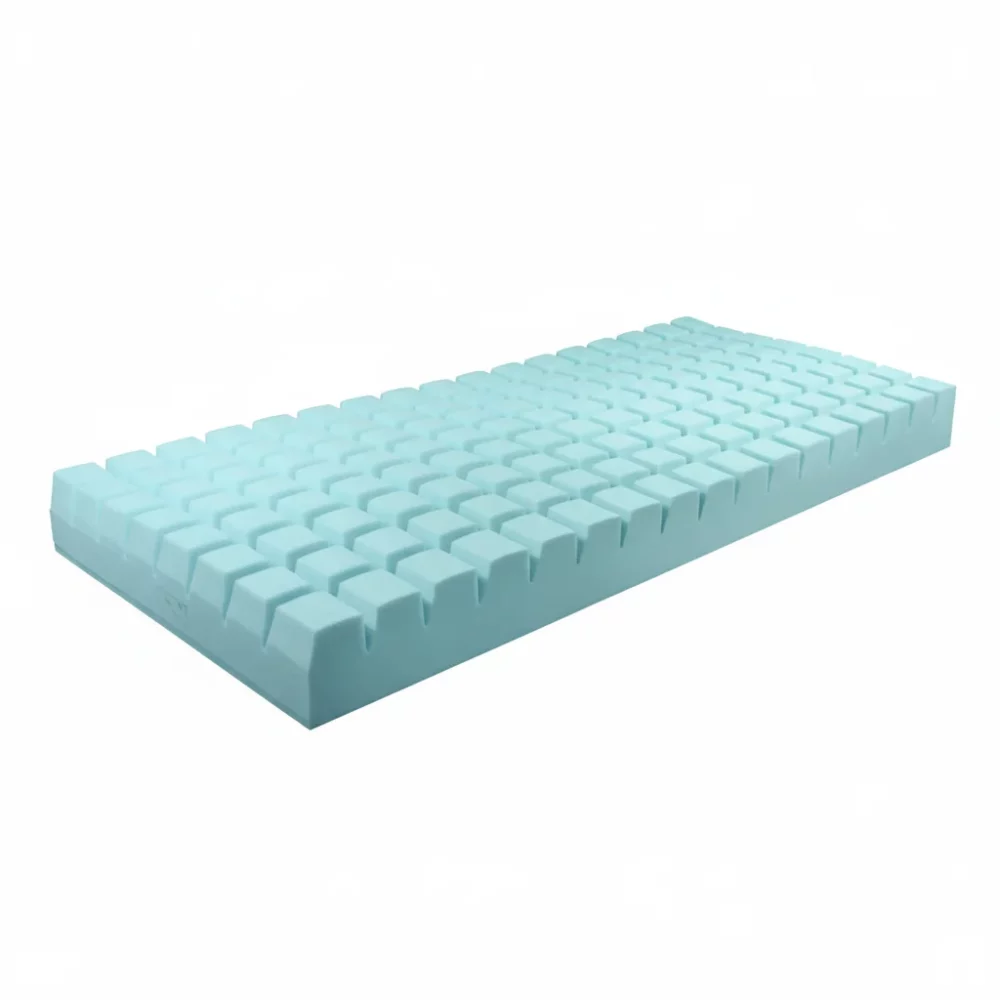 Matelas anti-escarres classe 1 type gaufrier en mousse haute résilience