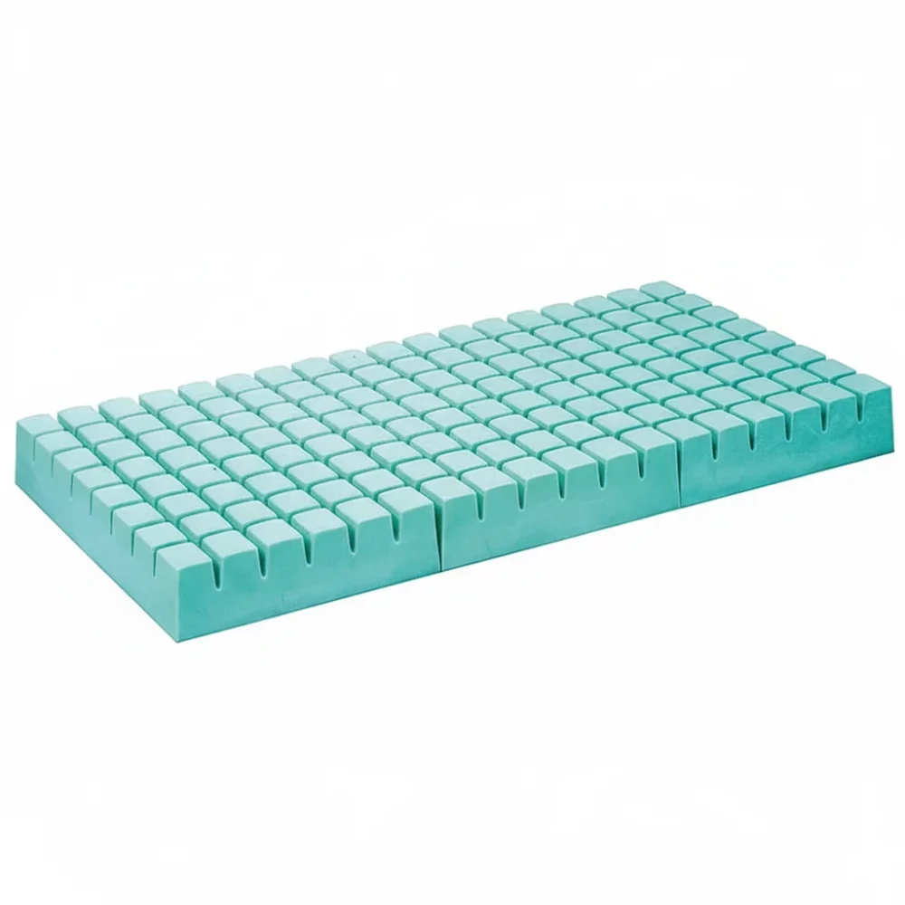 Matelas Anti Escarres 3 parties en mousse à plots pour lit électrique – Confort et prévention des escarres