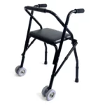 Déambulateur avec siège réglable et design stable