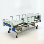 Lit médical réglable dossier et repose-jambes