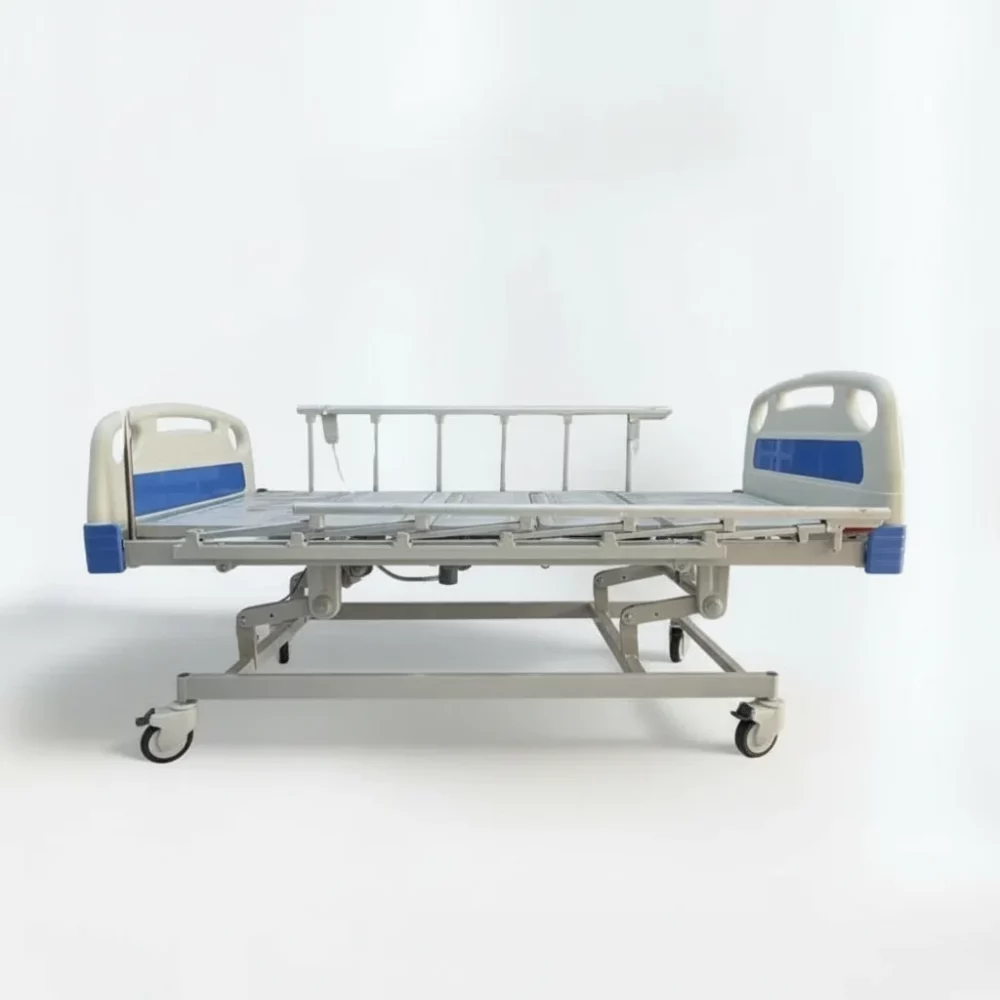 Lit d’hôpital à double manivelle trois articulations