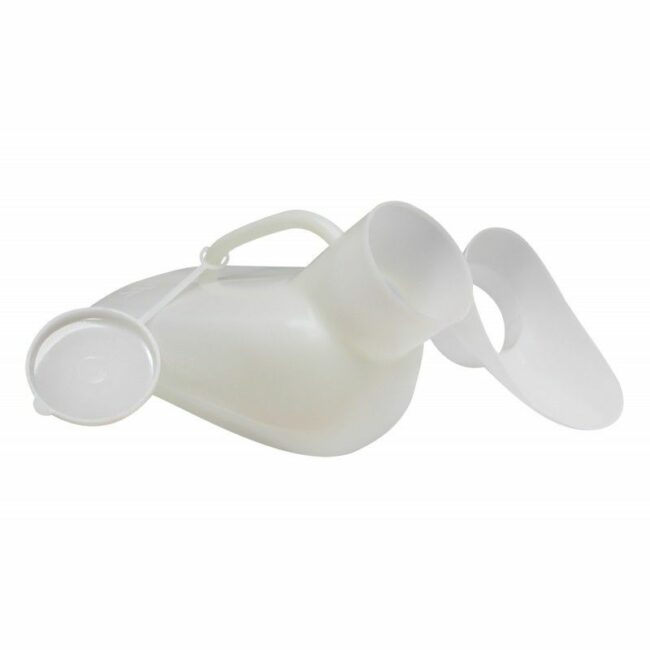 Urinoire en plastique 800 ml avec couvercle