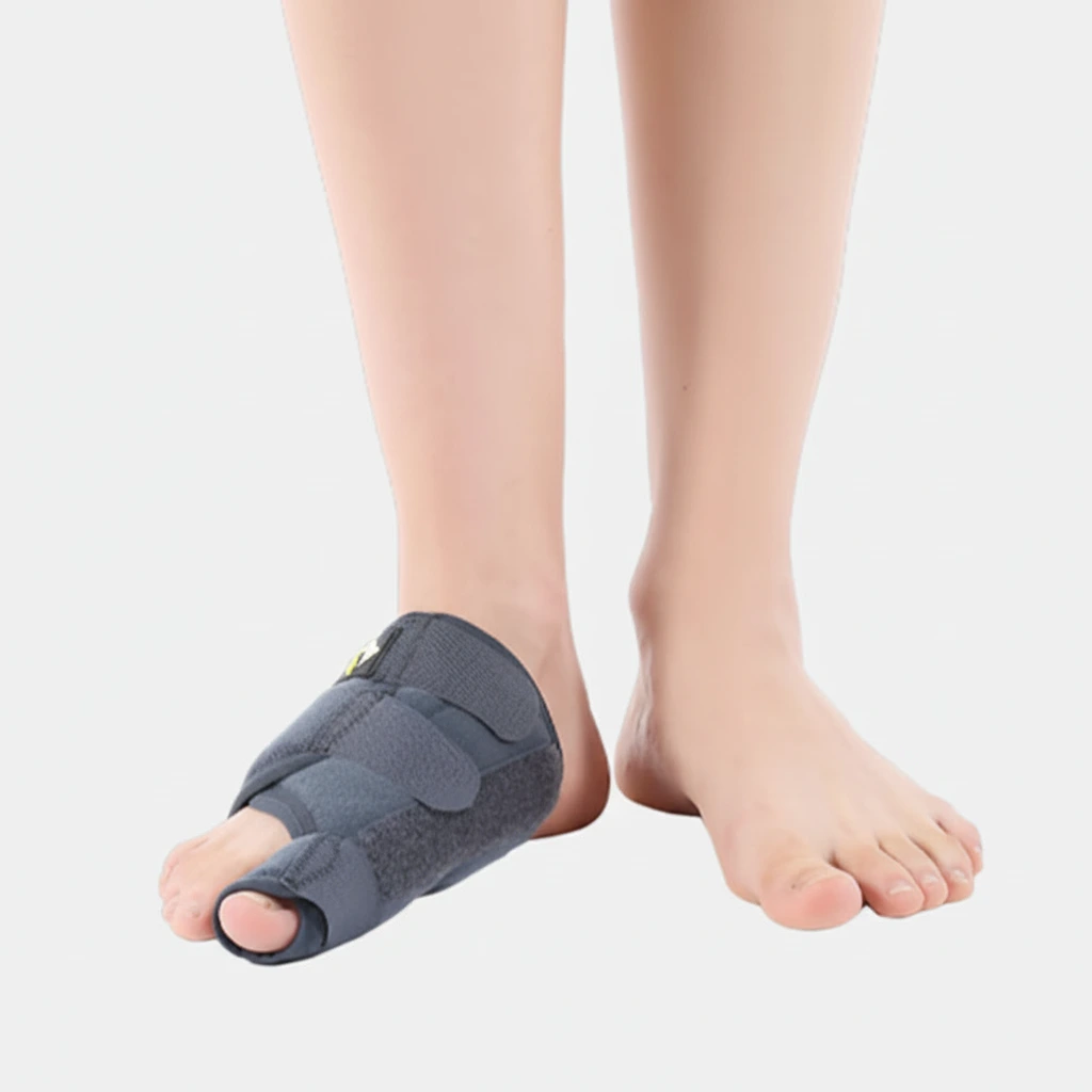 Attelle Hallux Valgus de nuit avec support en aluminium pour correction du gros orteil