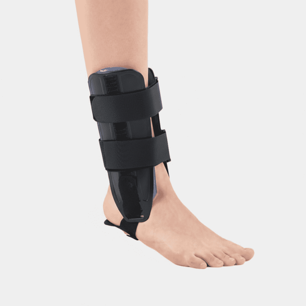 Attelle bicoque avec gel pour stabilisation de la cheville