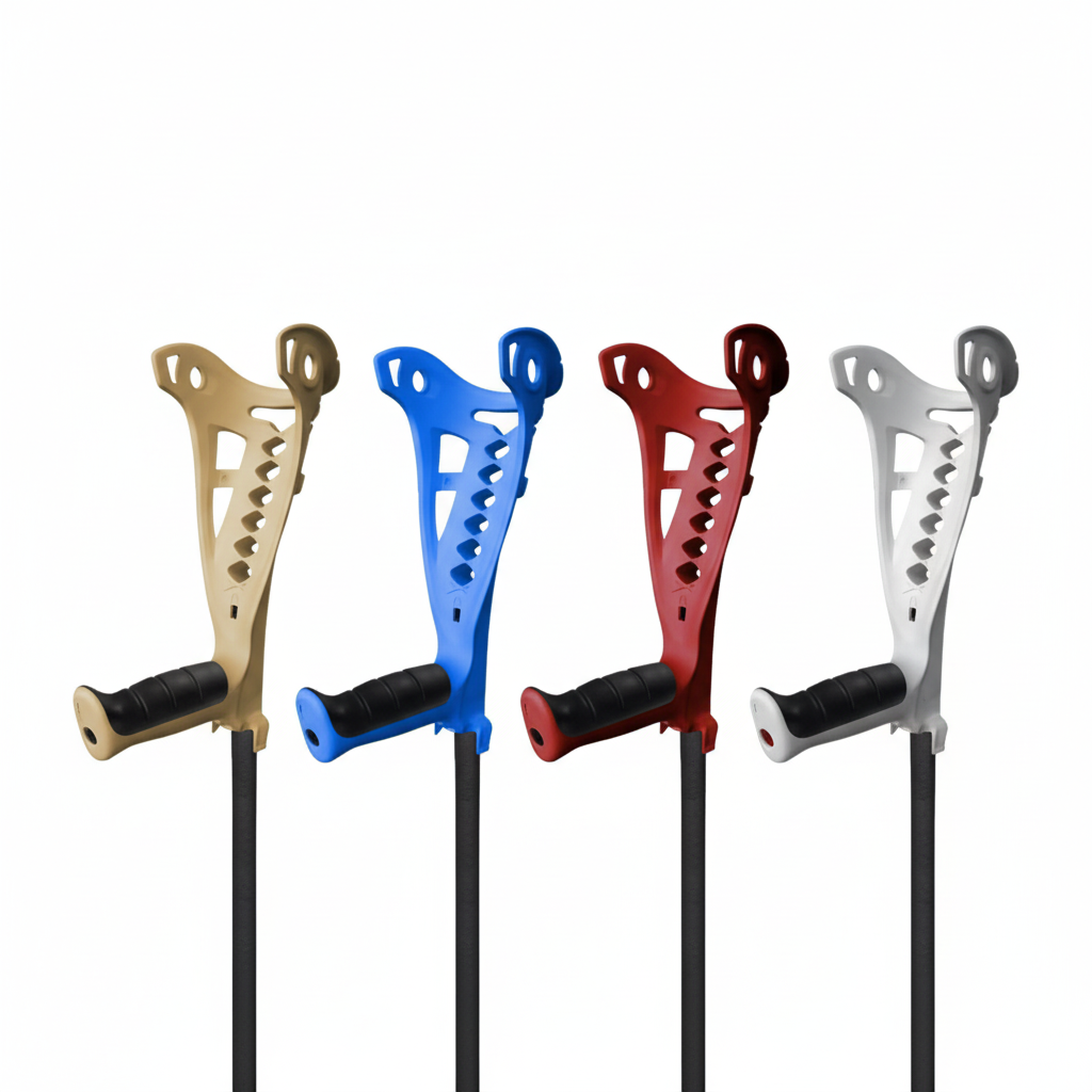 Canne Confort Access réglable en aluminium avec poignée rembourrée et embout antidérapant