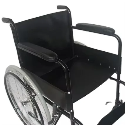 Fauteuil roulant pliant EASY COMPACT en acier avec siège 46 cm