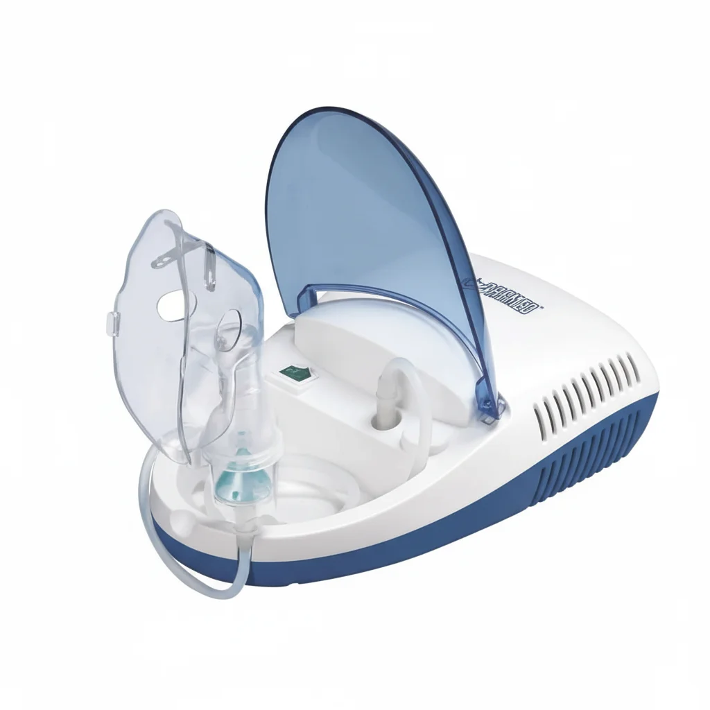 Nébuliseur électronique BD5002 Bremed avec masque adulte et pédiatrique, embout buccal, atomiseur et tube