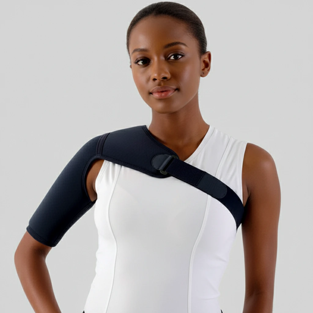 Support d’épaule en néoprène pour stabilisation et posture
